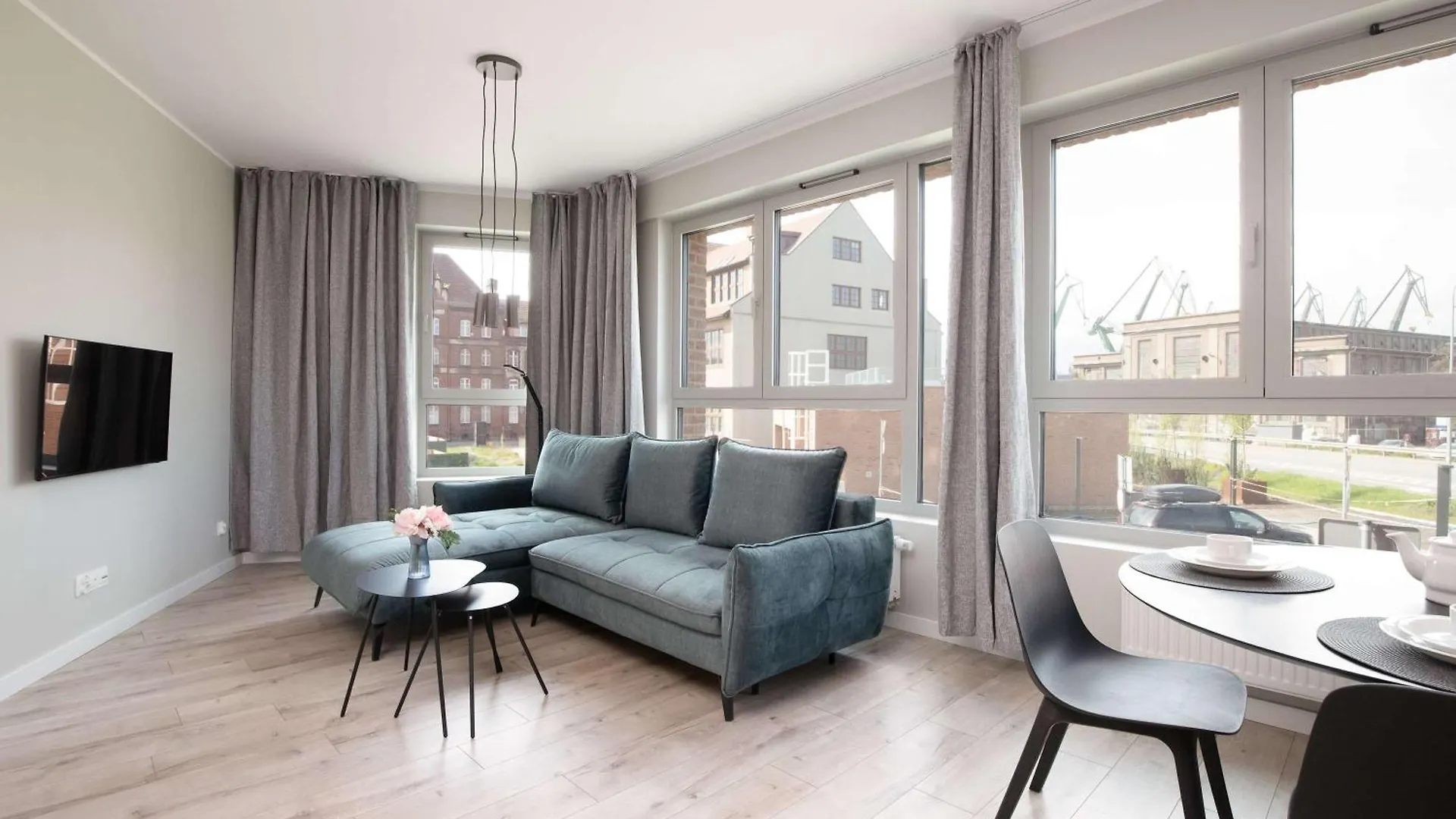 公寓 Elegancki Apartament Blisko Rzeki W Gdansku Z Parkingiem By Noclegi Renters